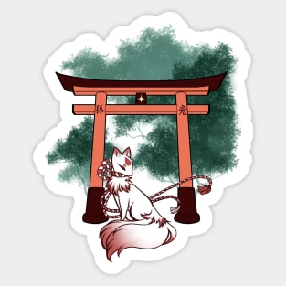 Kitsune Sticker